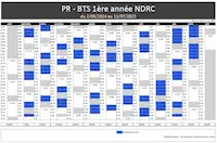 calendrier alternance BTS NDRC année 1