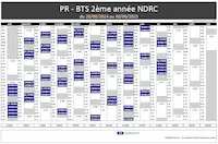 calendrier alternance BTS NDRC année 2